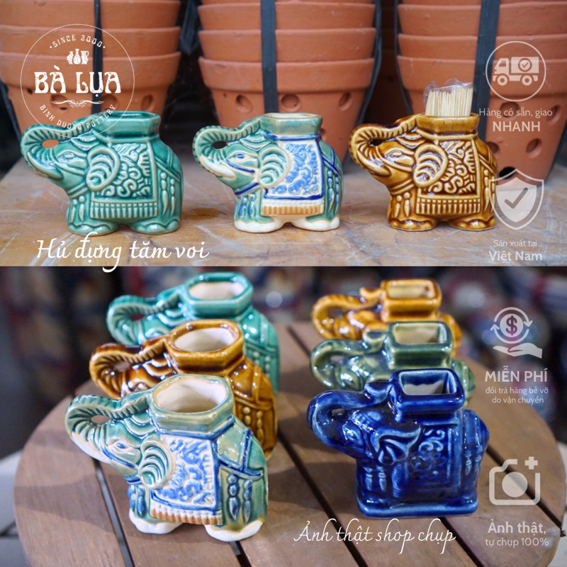 【彩繪陶瓷】古象牙籤罐各種顏色陶瓷驅動Thieu