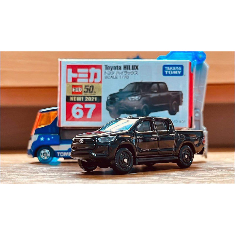 車模托米卡號 67 Toyota Hilux,郵票 2021,正品,日本品牌,越南製造