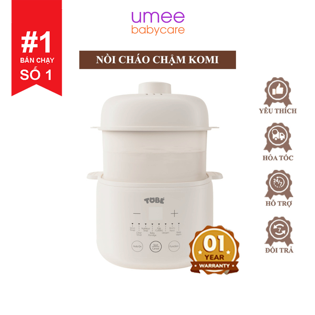 Komi / Komi Plus TOBE 慢燉鍋安全 8 種模式 1L / 1.8L 容量 8 小時保溫價格防鹽省電