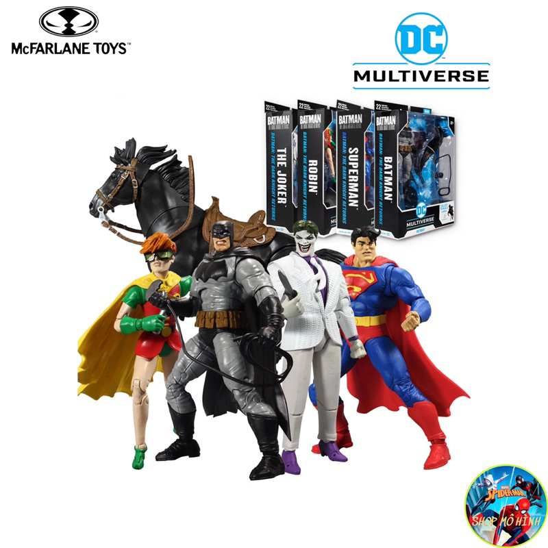 Mcfarlane 模型 - DC Multiverse - 蝙蝠俠 / 超人 / THE JOKER / ROBIN(