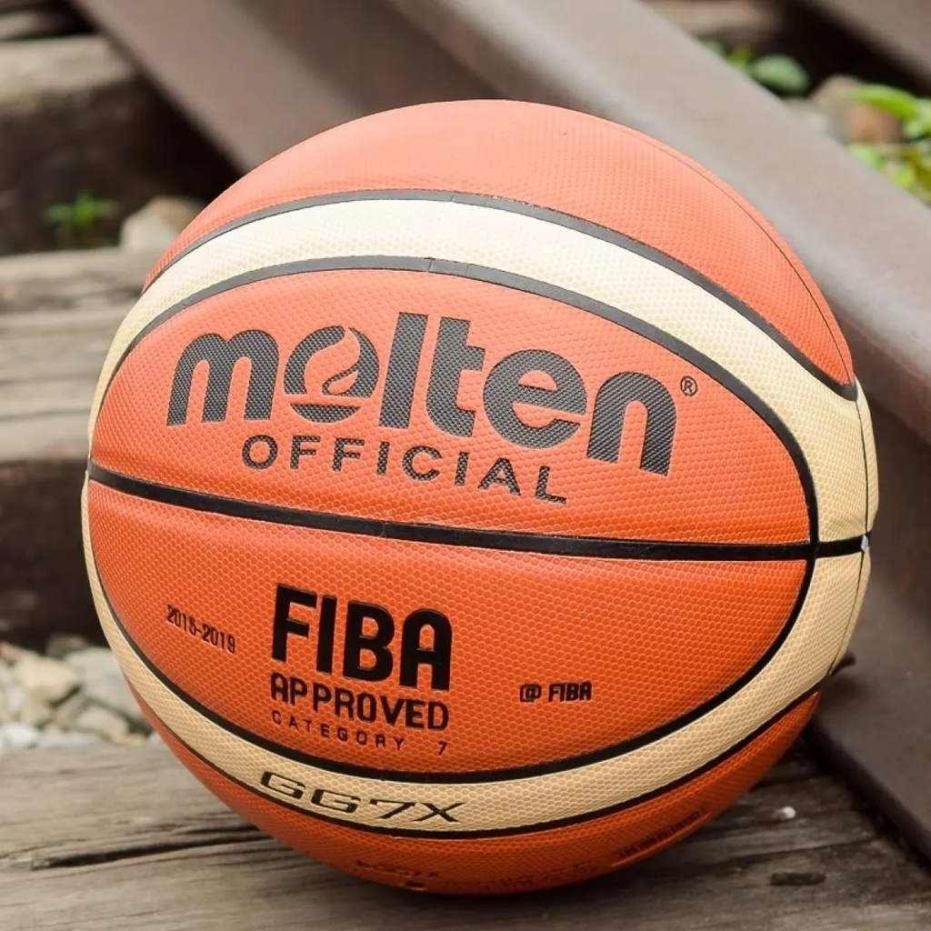 Molten FIBA GG7X 籃球尺寸 7 PU 皮革內飾防水 + 漂亮的耐用網袋