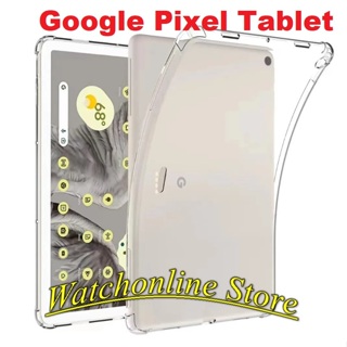 Google Pixel 平板電腦保護套防震保護套 10.95 英寸透明背面