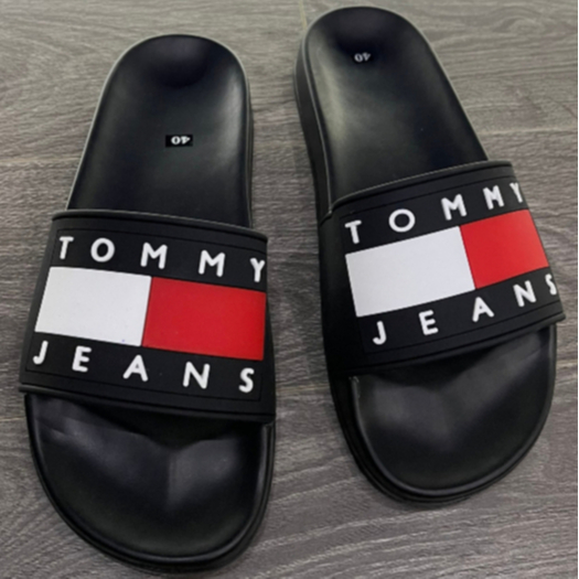 Tommy 男式 2023 年水平帶拖鞋超酷最新防水 pu 鞋底