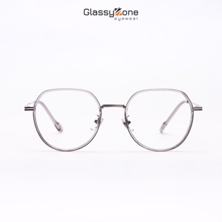 時尚近視眼鏡框橢圓形塑膠假近視眼鏡男女款 Boniface - GlassyZone