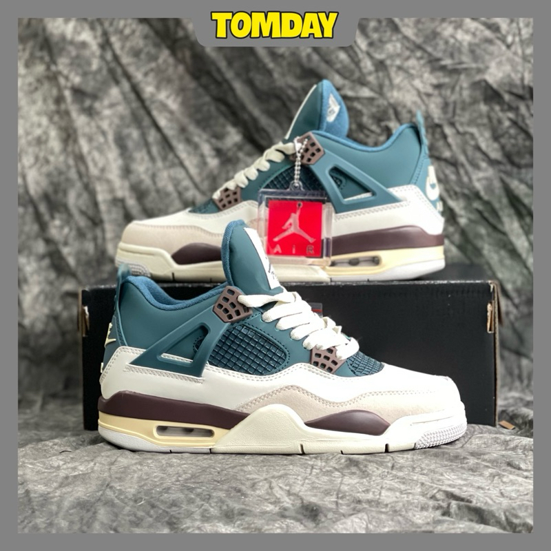 [Somday] Jordan 4 Snorlax 奶油藍色定製運動鞋