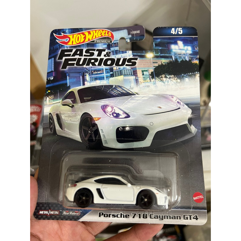 Hot Wheels 1:64 比例模型 - 保時捷 718 CAYMAN GT4