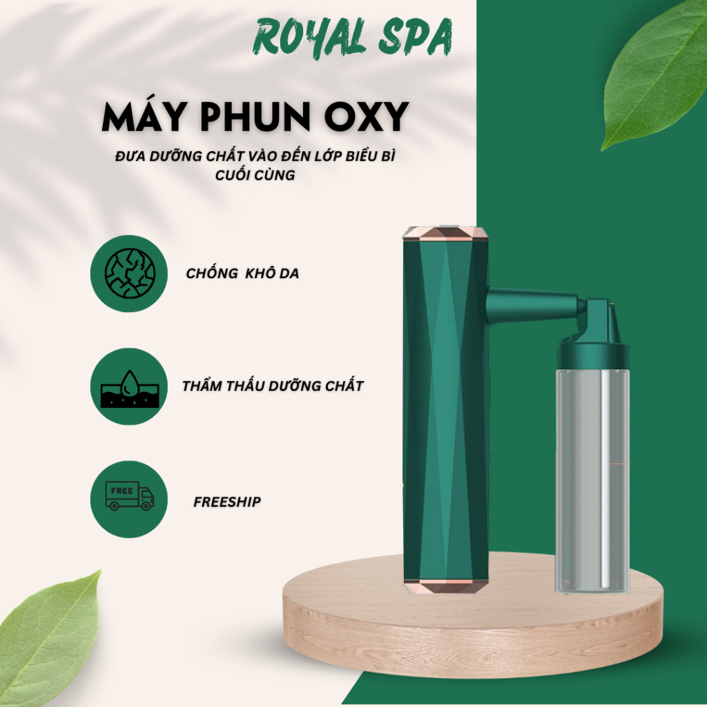 氫氣曝氣器有助於保濕,支持滲透營養的能力深層在皮膚上 - Royal Spa