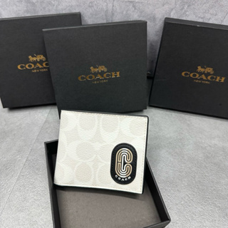 (100% 真實承諾)coach 短錢包 C4412 修身雙折錢包,正品,整盒,代碼 C5445