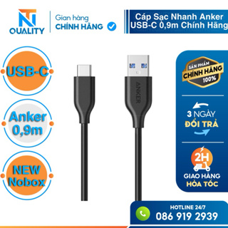 (液體)正品 Anker USB-C 快速充電線 0.9M,柔性矽膠塑料線,