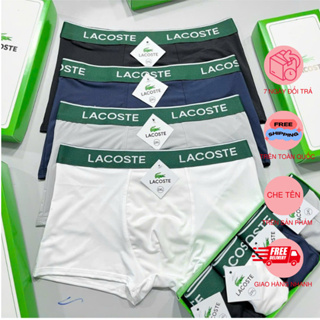 Lacoste 男士內褲,4-Way 彈力男士內衣,符合越南出口標準。
