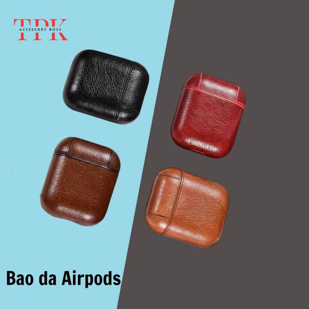 Airpods 2 耳機套保護套仿軟皮可愛光滑色 TPK 配件老闆