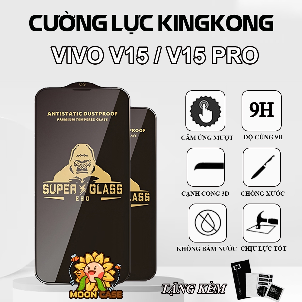 Vivo V15 / V15 Pro Super Kingkong 鋼化玻璃全面屏保護膜,全面屏保護膜