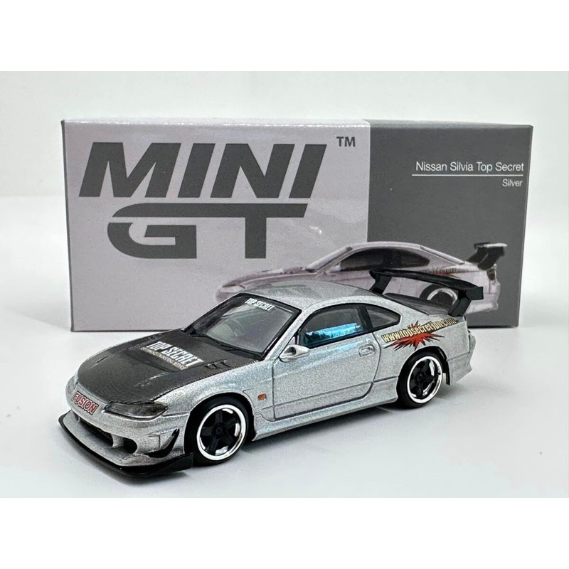 Mini GT 1:64 日產 Silvia 絕密 (S15) 銀色