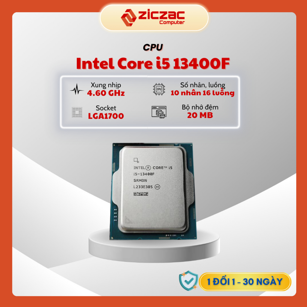 Cpu Intel Core I5 13400F LGA1700, Turbo 4.60 GHz, 10C / 16T,