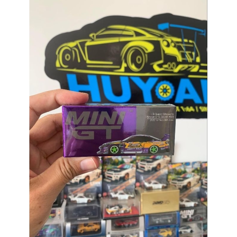 [Mohinhuyan] Mini GT Nissan Silvia S15 紫色整箱比率 1:64