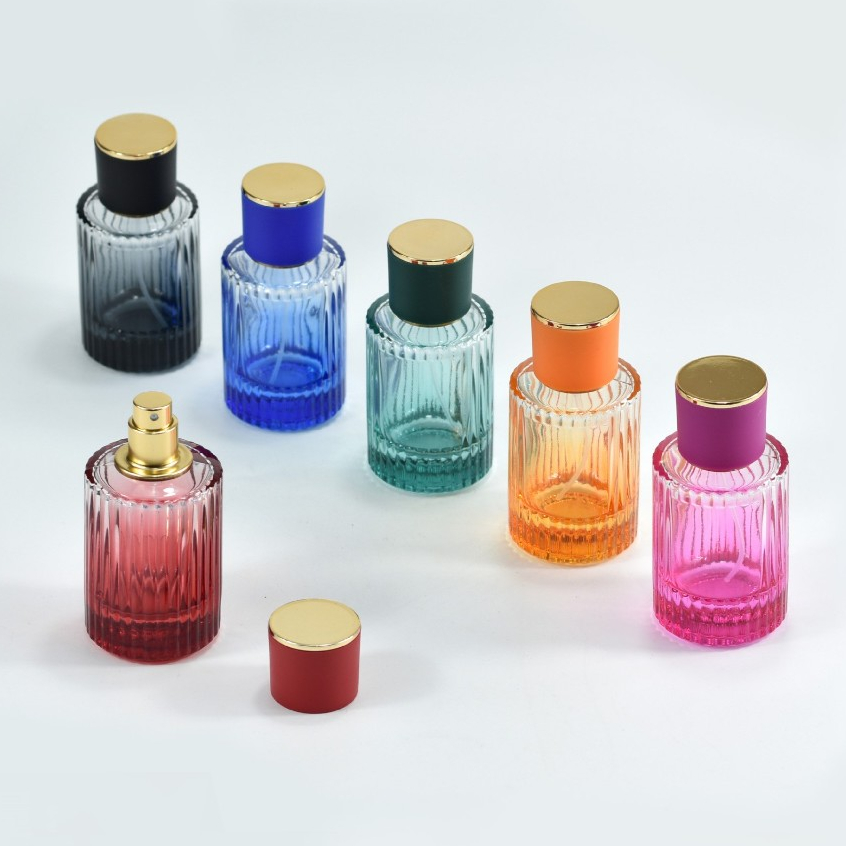 [HCM] 50ml 濃郁彩色玻璃體型香水瓶,噴霧。