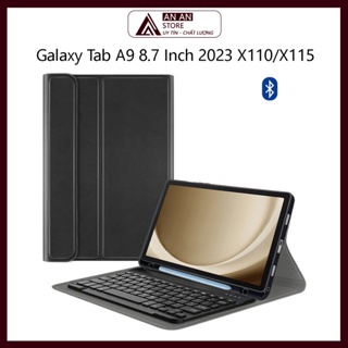 三星 Galaxy Tab A9 8.7 英寸鍵盤保護套 2023 X110 / X115 平板電腦藍牙