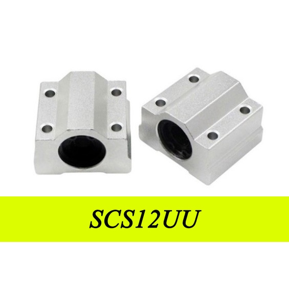 Scs12uu 滑塊,帶護套的 SCS12 滑塊,用於非 12mm 軸