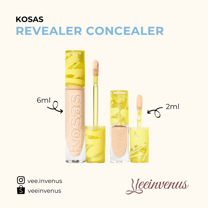 Veeinvenus Kosas Revealer 超級面霜 + 亮白遮瑕和日間眼霜