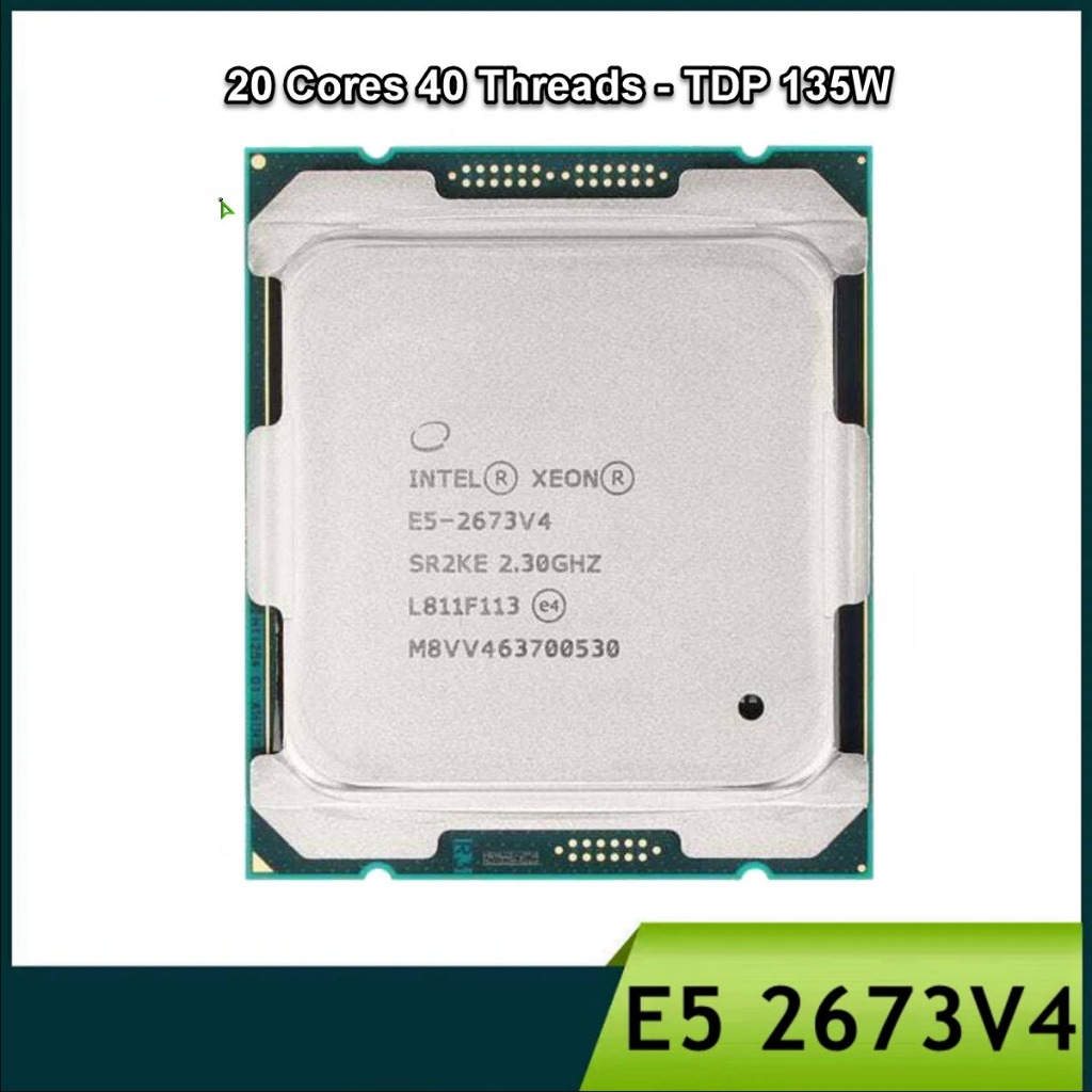 Intel Xeon E5-2673 v4, 2673v4 (2.3GHz Turbo 高達 3.3GHz, 20 核