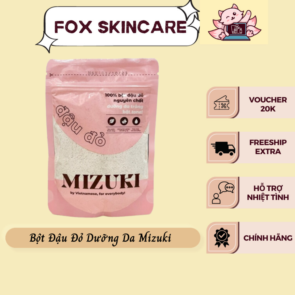 Mizuki 紅豆粉 100g - Foxskincare