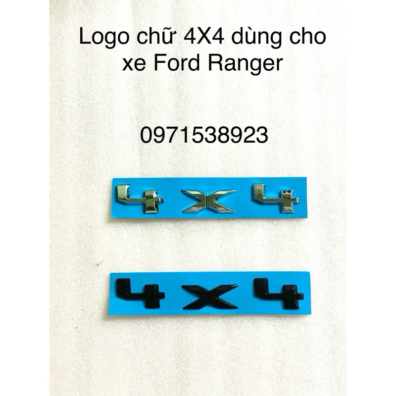 標誌字母 4X4 汽車貼紙 FORD RANGER 高端商品