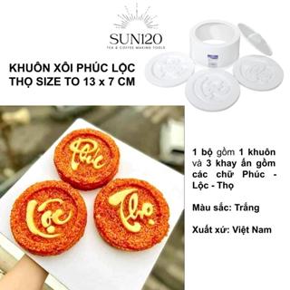 Phuc Loc Tho 粘米模具,直徑 13 厘米,大尺寸