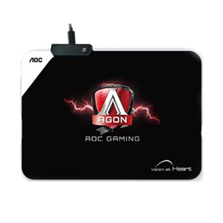 Aoc AGON Gaming Led Rgb 鼠標墊,- 尺寸:355mm x 260mm,4 li 厚,100% 正