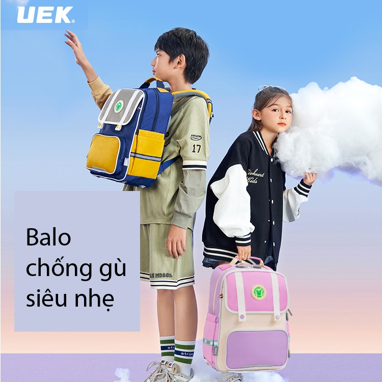 Uek 駝背背包學生背包 UEK 駝背背包超輕背包 UEK 背包嬰兒背包防駝背書包