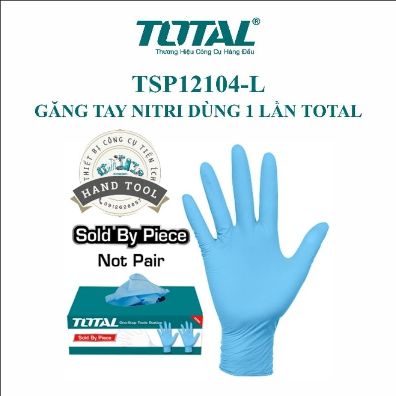 丁腈手套 
使用 1 次 TOTAL TSP12104-L(50 對/盒)=&gt; 100% 正品