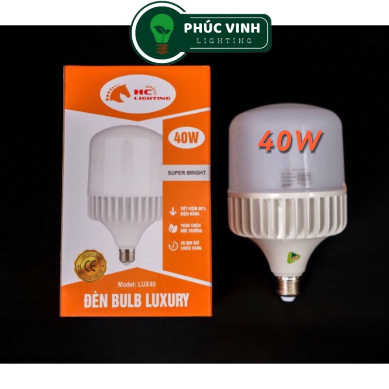 豪華 40W HC 照明越南鋁柱燈泡 1 對 1