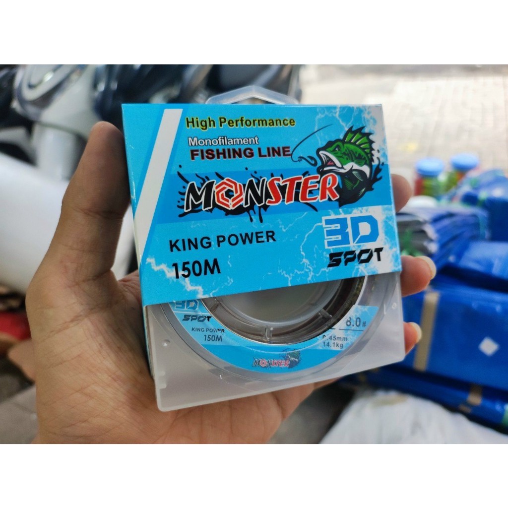 Monster KING POWER 釣魚線 150m 隱形電源 - DC150M009