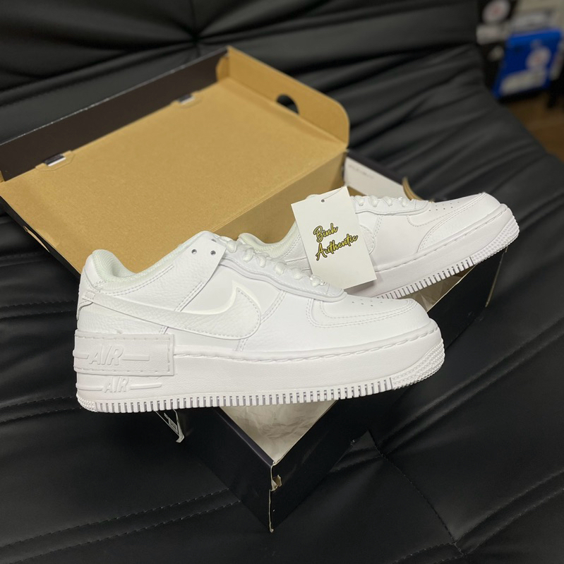 正品 Air Force 1 Shadow 全白鞋