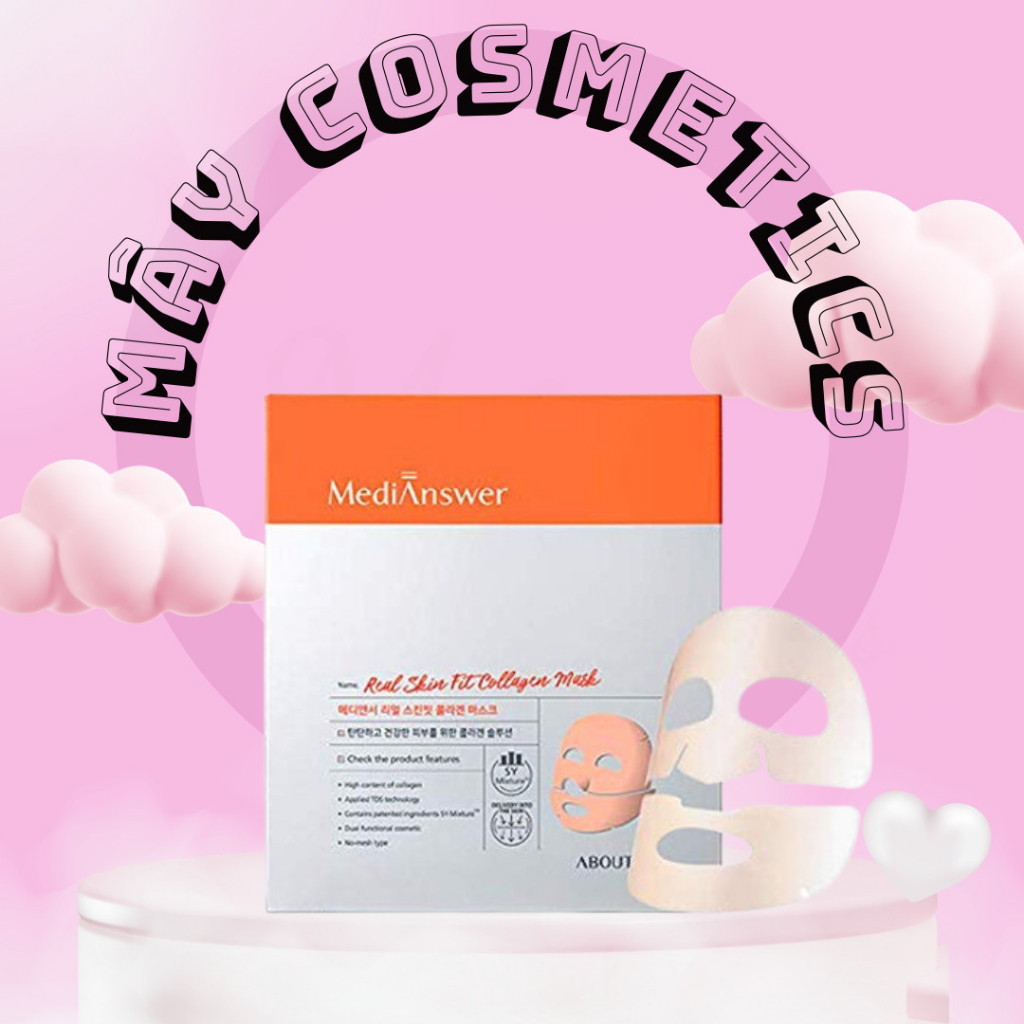 Medianswer Real Skin Fit 果凍面膜保濕、收緊毛孔 5 片 - CloudCosmetics