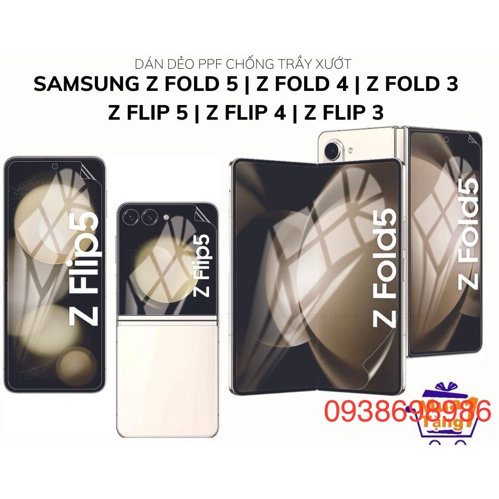 粘貼 PPF 屏幕適用於三星 z fold 5 4 fold 3 fold 2 flip 5 4 flip 3 透明柔性