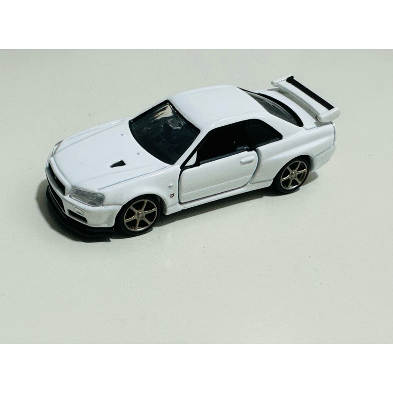 Hobby Store Tomica Premium Nissan R34 模型車白色運輸車版(無盒),關閉