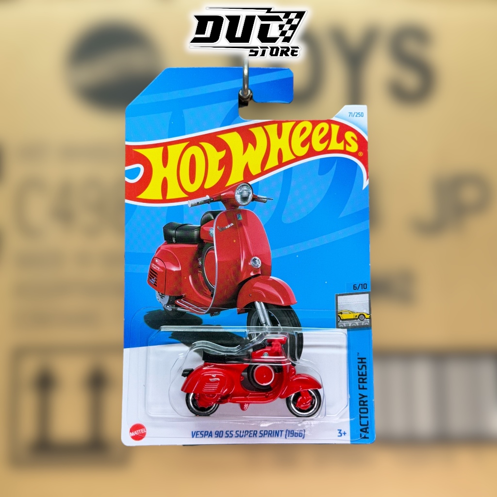 Hot Wheels Vespa 90 SS Super Sprint 模型車 (1966) - 基本案例 D 2024