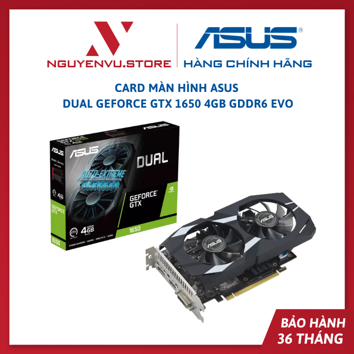 Asus DUAL GeForce GTX 1650 4GB GDDR6 EVO 顯卡 (DUAL-GTX1650-4G