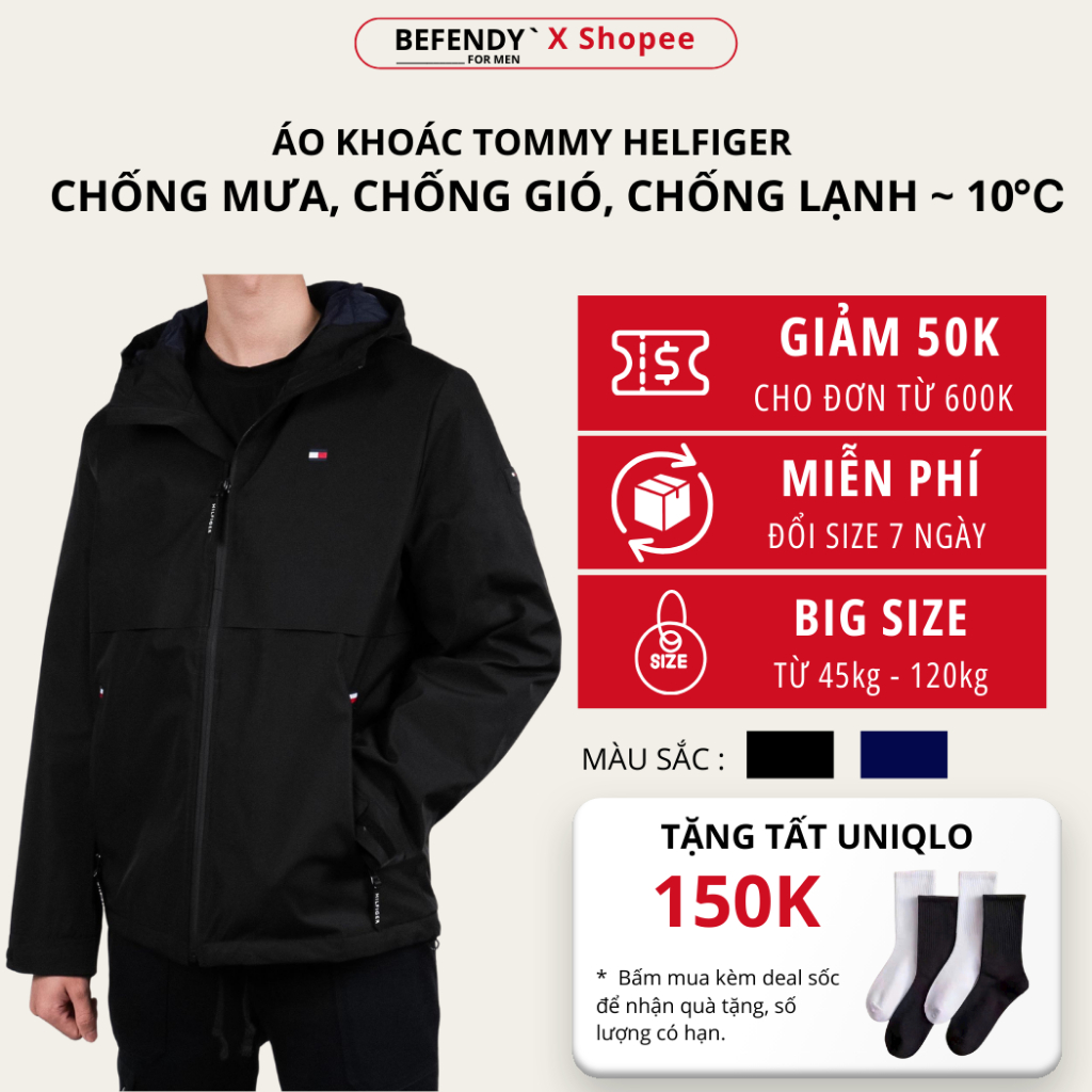 男士冬季夾克 Tommy Helfiger,避免風雨,防水,超保暖棉襯裡高品質商品大碼