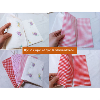 固定 2 面織物書套,用於 A6 A5 和 B5 的 2 面織物書套