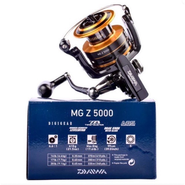 Daiwa MG Z 高品質金屬釣魚機 - MCD028