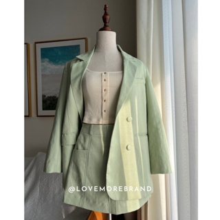 西裝外套薄荷綠設計 70% 更多自己的