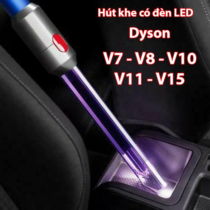 戴森 V7 V8 V10 V11 V15 帶 LED 燈的插槽噴嘴 - 正品