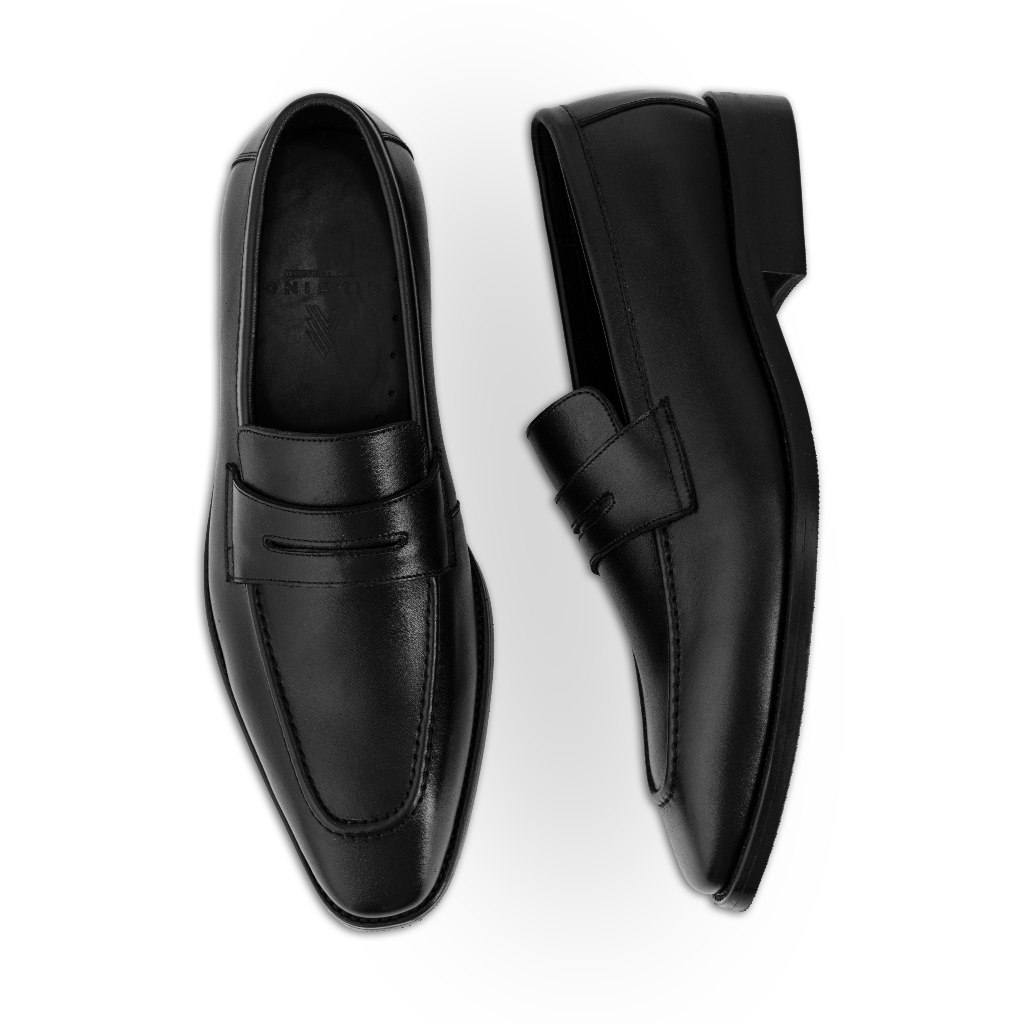 Alden 黑色便士樂福鞋 - 38 至 43 碼 - 男士皮鞋、Polite 和青春辦公鞋