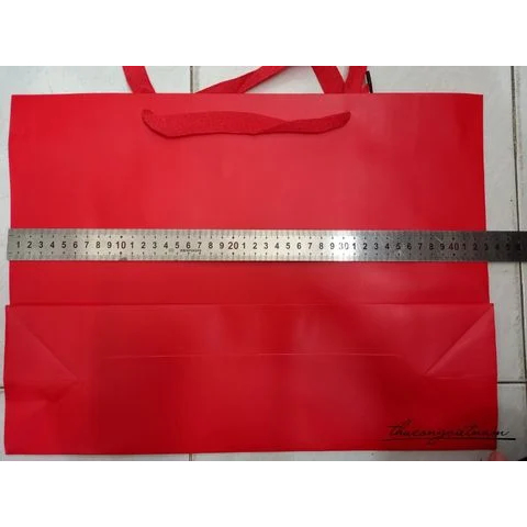 紅色紙袋 43x32x13cm (N6)