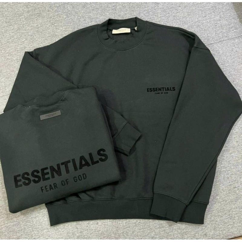 [Ch Brand] Fog Essentials Limo 黑色中性長袖毛衣 55kg 旋轉