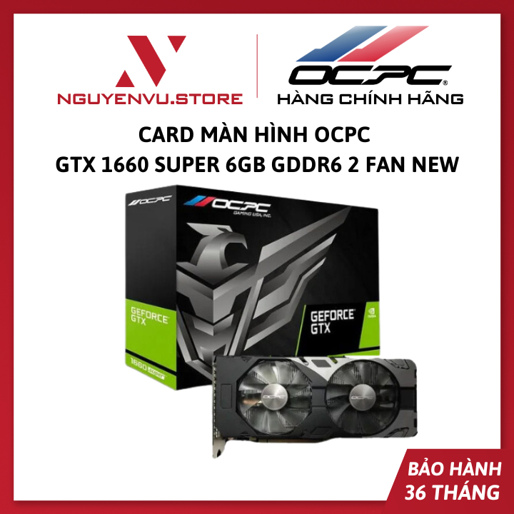 顯卡 OCPC GTX 1660 Super 6GB Gdr6 2 風扇全新 (OCPC 1660S) - 正品