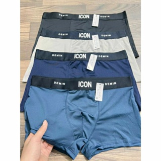 超便宜 [組合 5 件] ICON 男士短褲 ICON 4-Way 彈力光滑男士內衣高品質