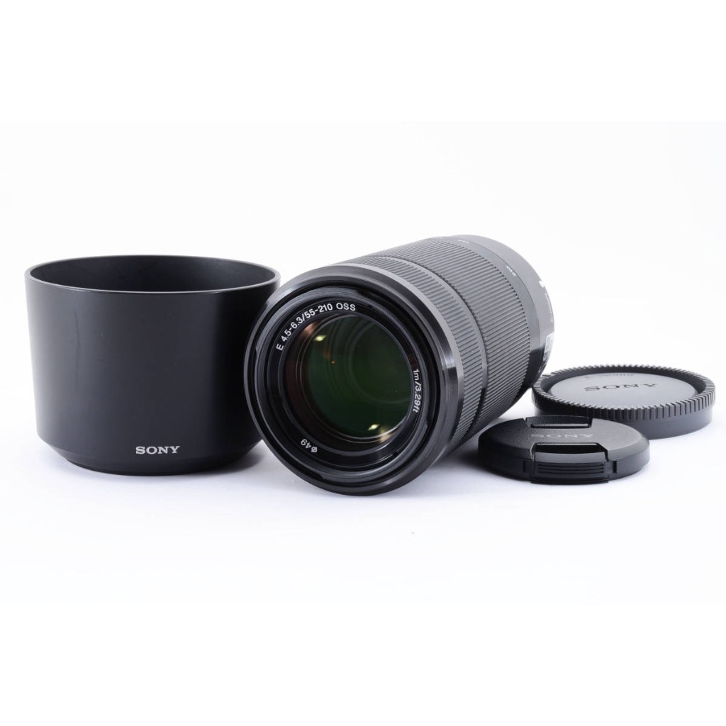 索尼 E 55-210mm f / 4.5-6.3 OSS 鏡頭(帶防震)/帶濾鏡+遮光罩