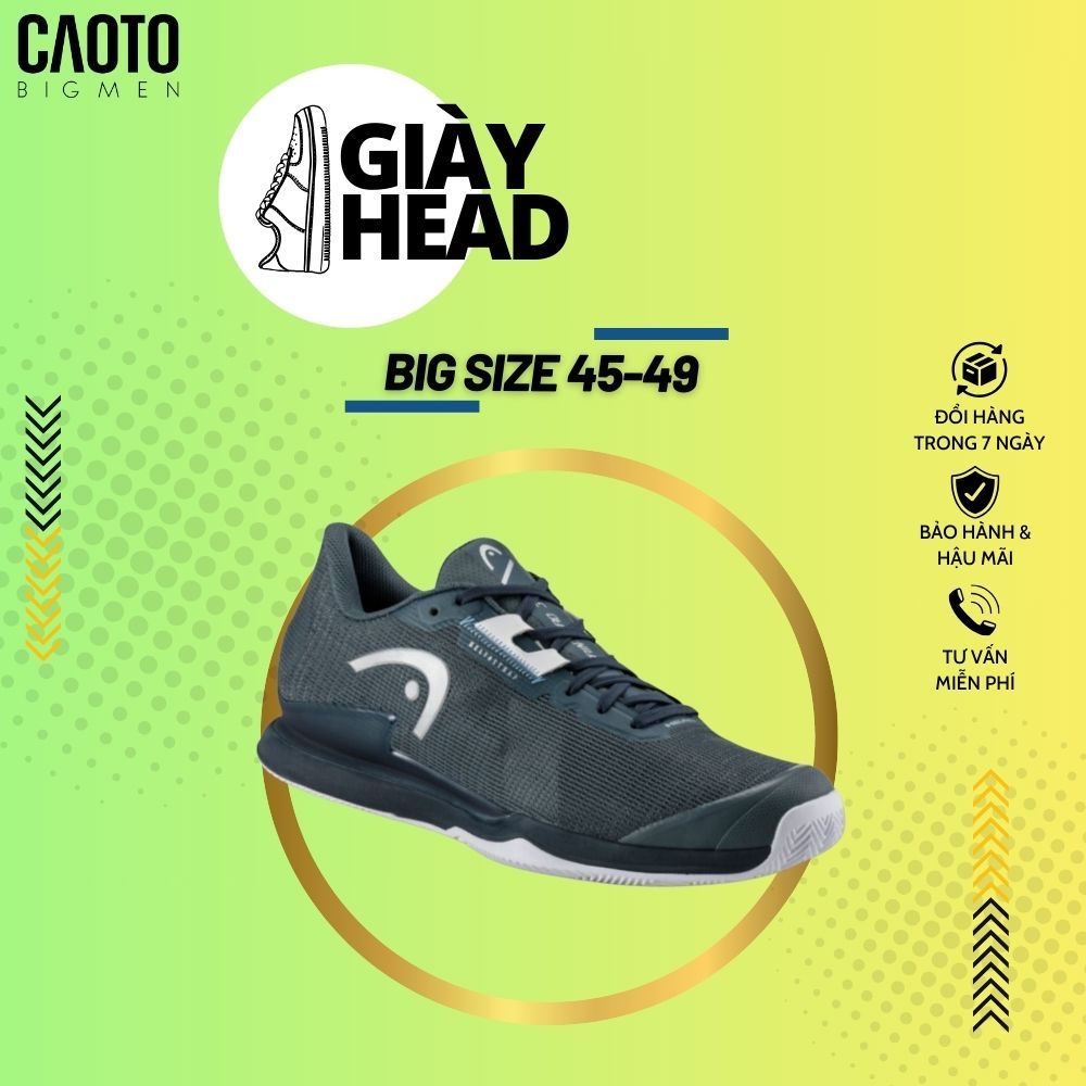 Head Sprint Pro 3.5 藍色大碼網球鞋 - 大碼 45 46 47 48 男式